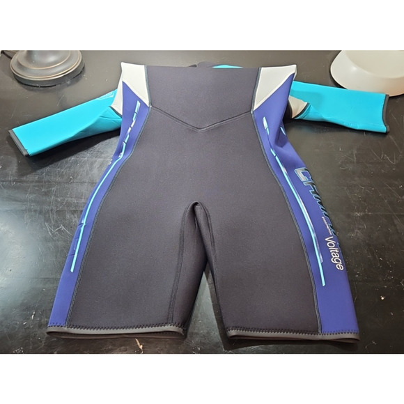 Camaro NWOT Mens XXL Evostretch Voltage Wetsuit Shortie Black Blue Sz 56/XXL - Picture 8 of 16